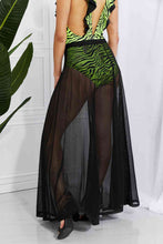 Load image into Gallery viewer, Marina West Swim Beach Is My Runway Mesh Wrap Maxi Cover-Up Skirt
