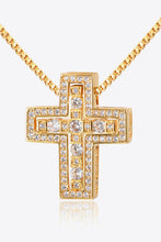 Load image into Gallery viewer, Rhinestone Cross Pendant Necklace

