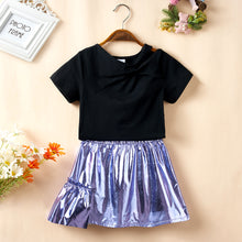 Load image into Gallery viewer, Cutout Short Sleeve Top and Skirt Set
