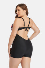 Load image into Gallery viewer, Plus Size Two-Tone One-Piece Swimsuit
