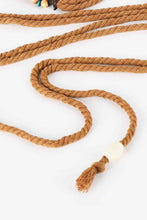 Load image into Gallery viewer, Wood Ring Rope Belt
