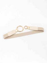 Load image into Gallery viewer, Double Ring Buckle Elastic PU Belt
