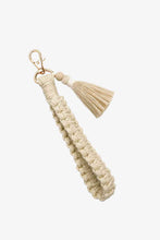 Load image into Gallery viewer, Wristlet Keychain with Tassel
