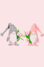 Load image into Gallery viewer, Standing Cute Plush Gnome with Tulip
