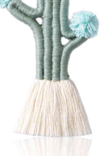 Load image into Gallery viewer, Cactus Keychain with Fringe
