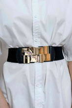 Load image into Gallery viewer, Geometric Buckle Elastic Wide Belt
