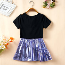 Load image into Gallery viewer, Cutout Short Sleeve Top and Skirt Set
