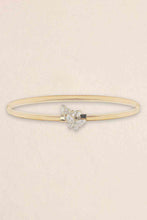 Load image into Gallery viewer, Rhinestone Butterfly Elastic Metal Belt
