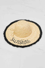 Load image into Gallery viewer, Fame Sunshine Straw Fringe Hat
