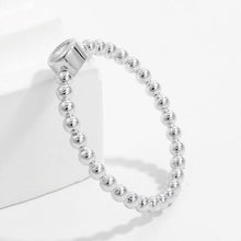 Load image into Gallery viewer, Zircon 925 Sterling Silver Bead Ring
