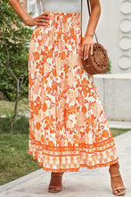 Load image into Gallery viewer, Floral Smocked Tiered Maxi Skirt
