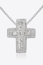 Load image into Gallery viewer, Rhinestone Cross Pendant Necklace
