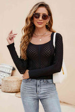 Load image into Gallery viewer, Scoop Neck Long Sleeve Knit Top

