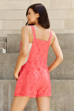 Load image into Gallery viewer, Davi &amp; Dani Playful Mindset Full Size Crochet Romper
