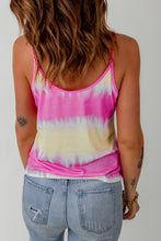 Load image into Gallery viewer, Tie-Dye Strappy Neck Tank
