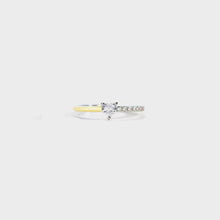 Load image into Gallery viewer, Heart Shape Inlaid Zircon Enamel Ring
