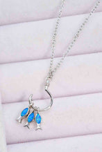 Load image into Gallery viewer, Opal Fish 925 Sterling Silver Necklace
