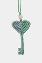 Load image into Gallery viewer, Cotton Cord Key Shape Pendant Necklace
