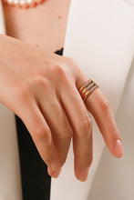 Load image into Gallery viewer, Triple-Layered Rhinestone Ring
