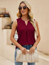 Load image into Gallery viewer, Eyelet Notched Tank
