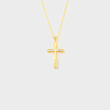 Load image into Gallery viewer, 925 Sterling Silver Cross Pendant Necklace
