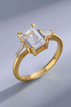 Load image into Gallery viewer, 2 Carat Moissanite Rectangle Ring
