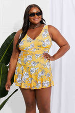 Load image into Gallery viewer, Marina West Swim Full Size Clear Waters Swim Dress in Mustard

