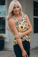 Load image into Gallery viewer, Sunflower Scoop Neck Tank
