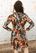 Load image into Gallery viewer, Floral Print Long Sleeve Dress
