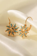 Load image into Gallery viewer, Turquoise Sun Drop Earrings
