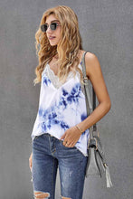 Load image into Gallery viewer, Tie-Dye Lace Trim Cami
