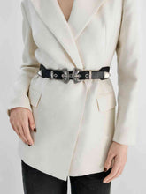 Load image into Gallery viewer, Double Buckle PU Leather Belt
