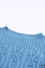 Load image into Gallery viewer, Flutter Sleeve Pompom Detail Knit Top
