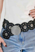 Load image into Gallery viewer, Round Shape PU Leather Belt
