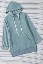 Load image into Gallery viewer, Side Slit Raglan Sleeve Hoodie
