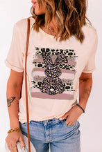 Load image into Gallery viewer, Easter Leopard Bunny Graphic T-Shirt
