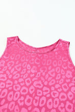 Load image into Gallery viewer, Sweet Days Leopard Round Neck Tank
