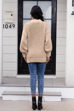 Load image into Gallery viewer, Round Neck Slit Sweater
