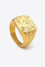 Load image into Gallery viewer, Textured Gold-Plated Ring
