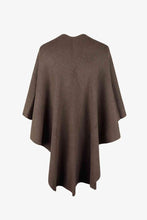 Load image into Gallery viewer, Surplice Neck Pom-Pom Trim Poncho
