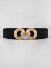 Load image into Gallery viewer, Geometric Buckle Elastic Wide Belt
