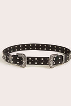 Load image into Gallery viewer, Double Row Studded PU Leather Belt
