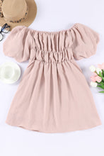 Load image into Gallery viewer, Off-Shoulder Balloon Sleeve Mini Dress
