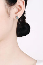 Load image into Gallery viewer, It&#39;s Your Day Moissanite Rhodium-Plated Stud Earrings
