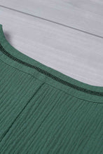 Load image into Gallery viewer, Textured V-Neck Half Sleeve Blouse
