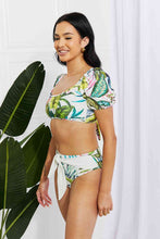 Load image into Gallery viewer, Marina West Swim Vacay Ready Puff Sleeve Bikini in Floral
