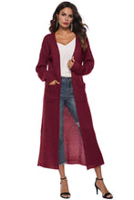 Load image into Gallery viewer, Long Sleeve Open Front Buttoned Cardigan
