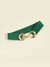 Load image into Gallery viewer, Geometric Buckle Elastic Wide Belt
