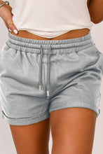 Load image into Gallery viewer, Drawstring Cuffed Shorts with Pockets
