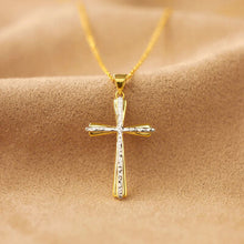 Load image into Gallery viewer, 925 Sterling Silver Cross Pendant Necklace
